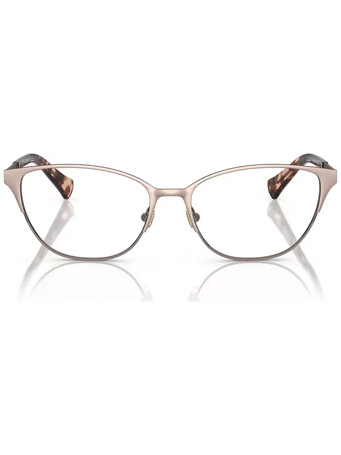 Женские очки "кошачий глаз", RA6055 54 Ralph by Ralph Lauren — изображение 2 из 6, розовый золотистый