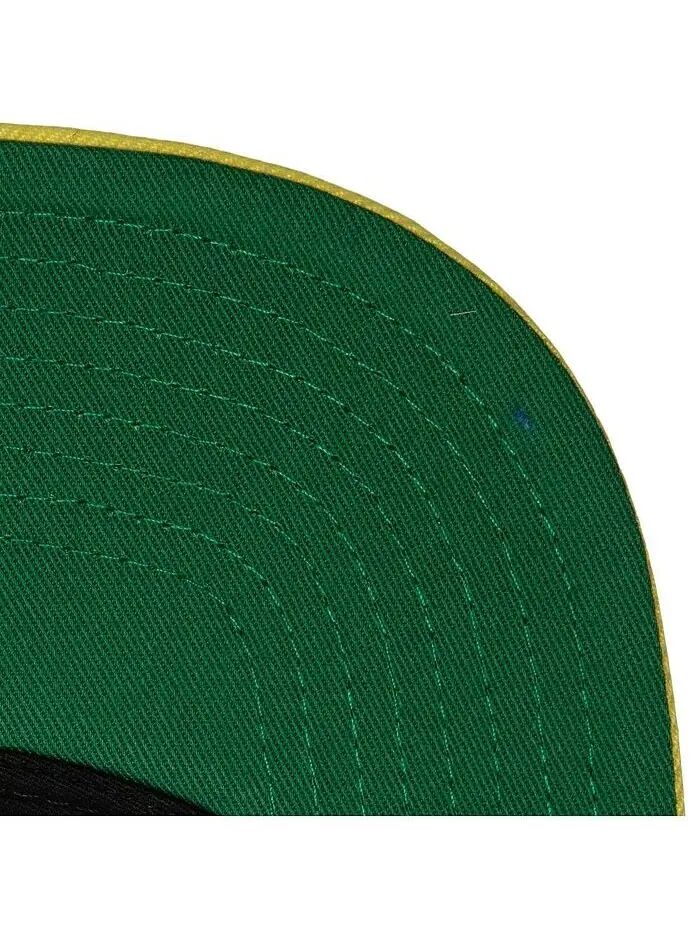 Мужская черная, золотая кепка Iowa Hawkeyes 2-Tone 2.0 Snapback Mitchell & Ness — изображение 2 из 3