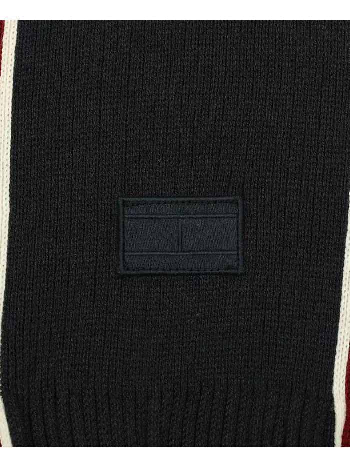 Мужской шарф Raschel в смешанную полоску Tommy Hilfiger — изображение 4 из 6, синий