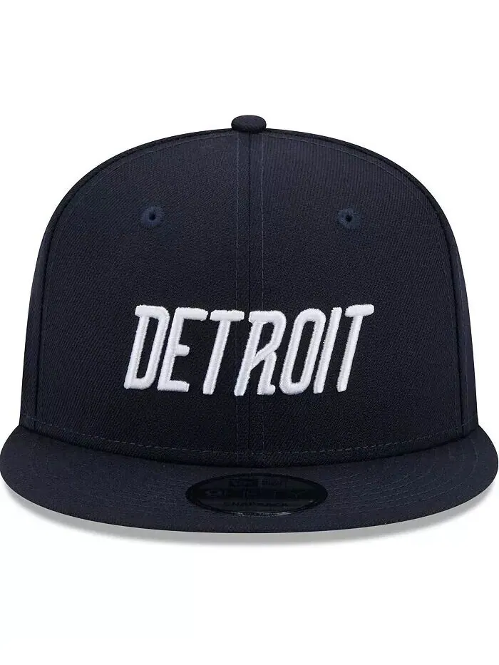 Мужская темно-синяя бейсболка Detroit Tigers 2024 City Connect 9FIFTY Snapback New Era — изображение 2 из 4