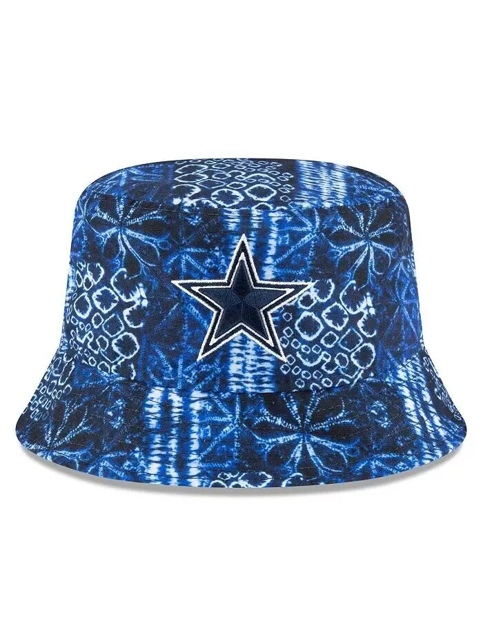 Мужская темно-синяя панама Dallas Cowboys Shibori New Era — изображение 4 из 4, темно-синий
