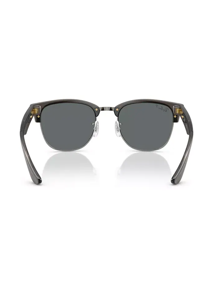 Унисекс солнцезащитные очки Clubmaster Reverse Polarized, RBR0504S Ray-Ban — изображение 4 из 6, серый