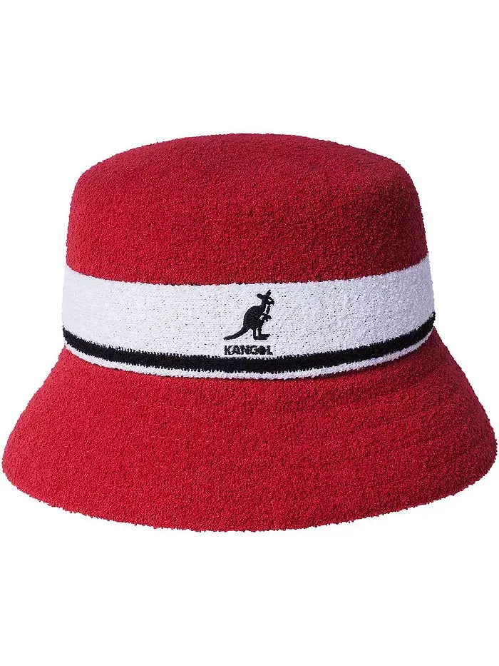 Мужская бермудская панама в полоску Kangol — изображение 1 из 2, красный