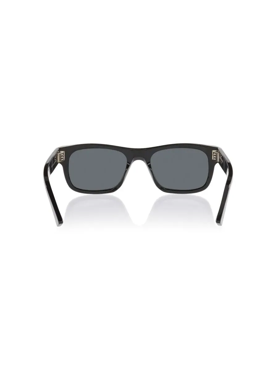 Солнцезащитные очки унисекс прямоугольной формы, SL83 YS000884 Saint Laurent — изображение 4 из 6, черный