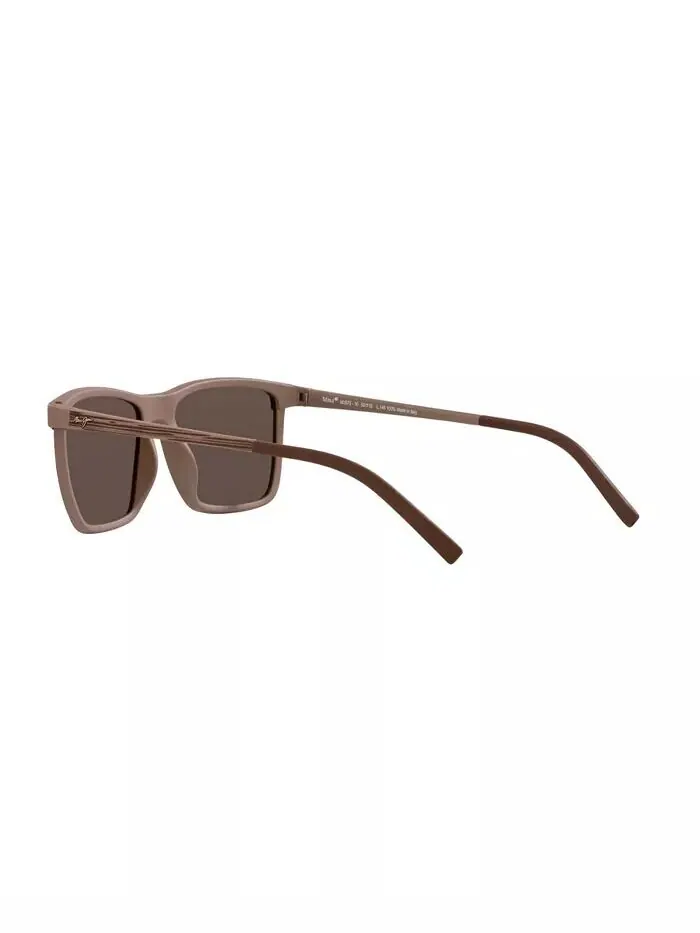 Поляризационные солнцезащитные очки унисекс, односторонние Maui Jim — изображение 6 из 10, коричневый