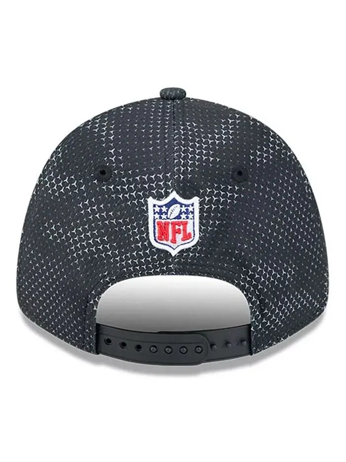 Мужская черная кепка с эластичными кнопками Cincinnati Bengals 2024 Sideline 9FORTY New Era — изображение 4 из 4, черный
