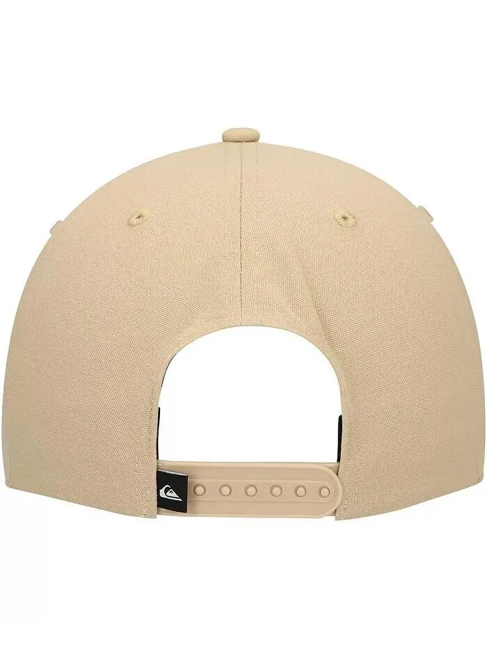 Мужская шапка Field Posture Adjustable, бежевая/зеленая Quiksilver — изображение 3 из 4