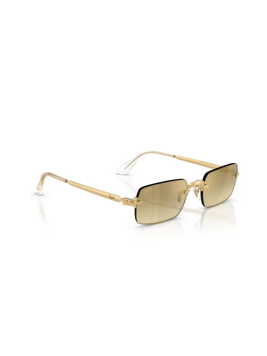 Очки солнцезащитные овальные RB3928 Ray-Ban — изображение 6 из 7, золотистый