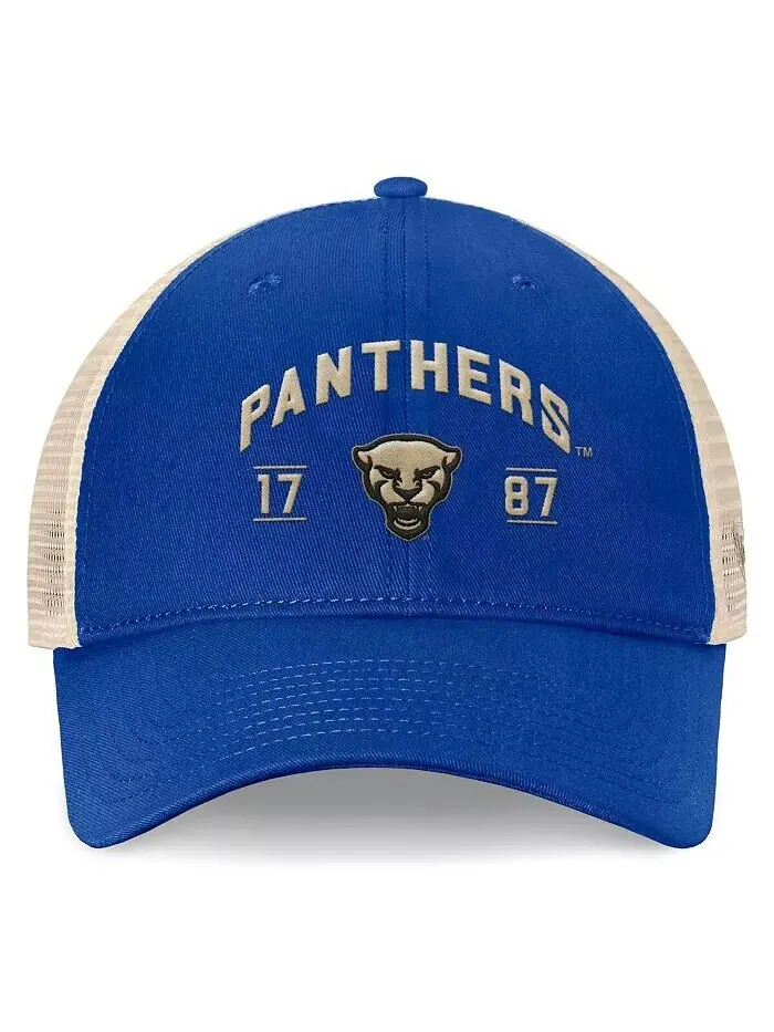 Мужская регулируемая кепка Royal Pitt Panthers Heritage Waylon Trucker Top Of The World — изображение 3 из 4, прозрачный