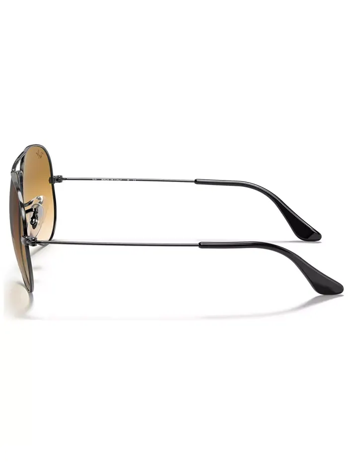 Унисекс солнцезащитные очки, RB3025 Aviator Gradient Ray-Ban — изображение 3 из 6, коричневый