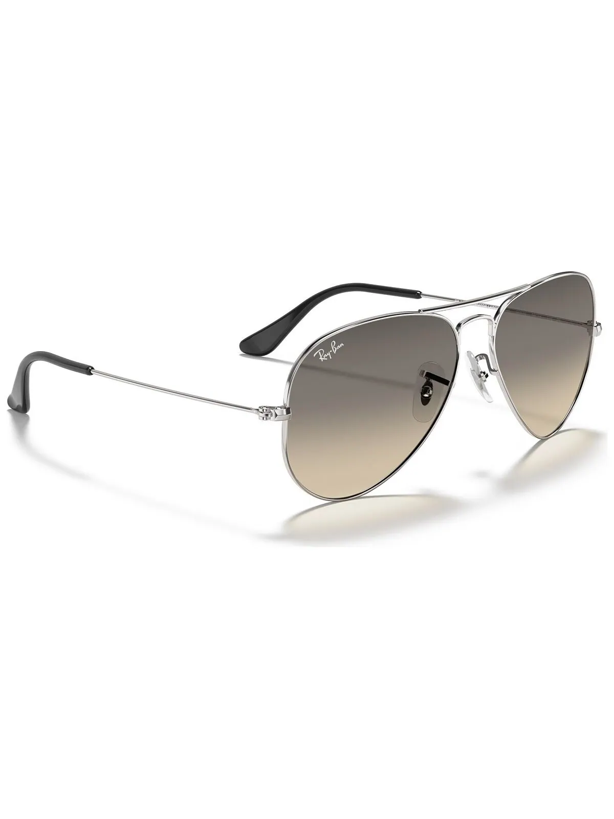 Солнцезащитные очки, rb3025 aviator gradient Ray-Ban — изображение 3 из 5, серебристый/серый