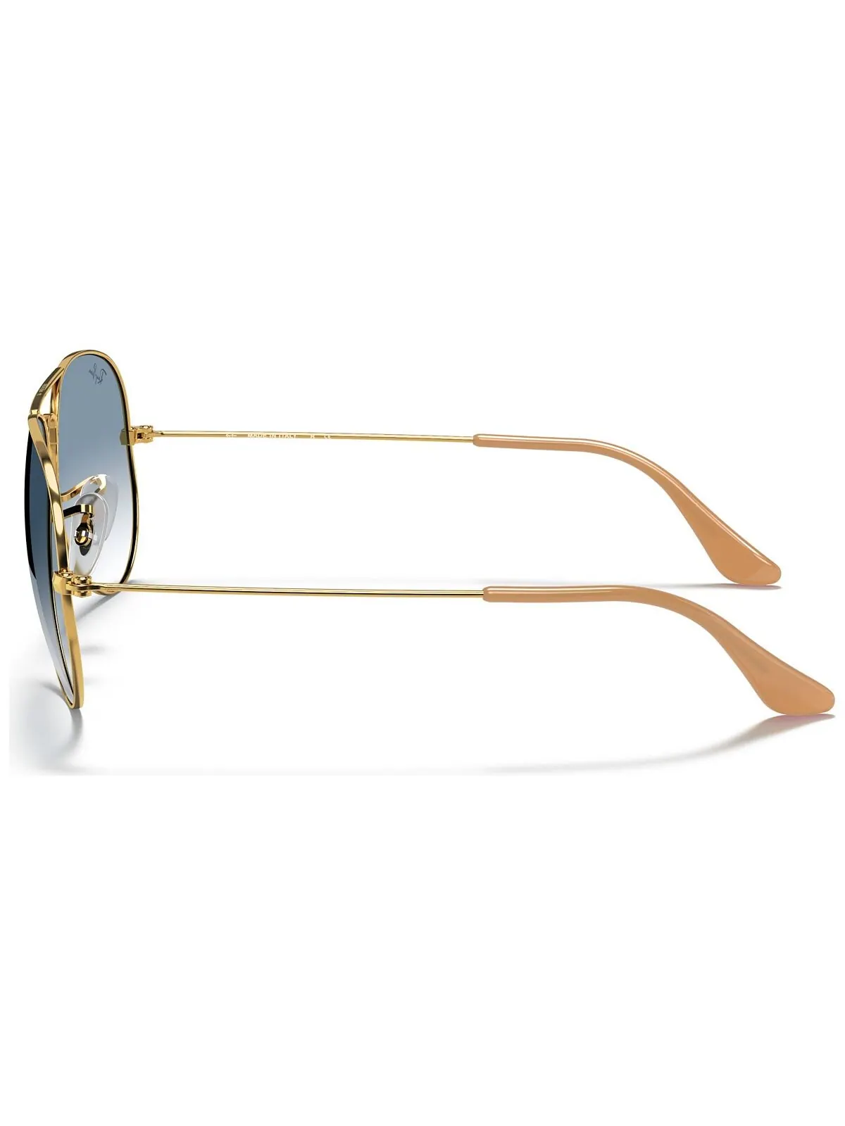 Солнцезащитные очки, rb3025 aviator gradient Ray-Ban — изображение 2 из 5, золотистый/синий