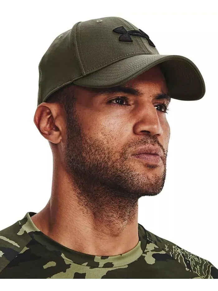 Мужская бейсболка UA Blitzing Under Armour — изображение 1 из 2, зеленый