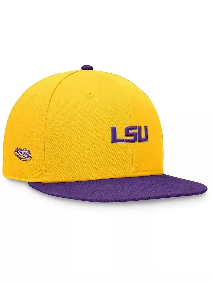 Мужская двухцветная кепка LSU Tigers Rally золотисто-фиолетового цвета Top of the World — изображение 4 из 4