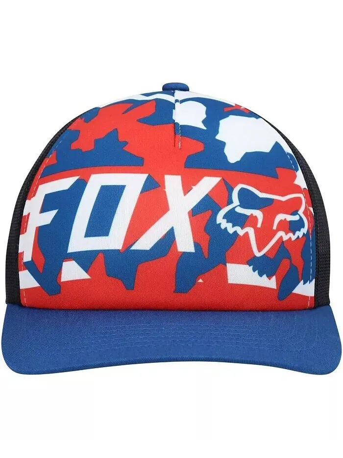 Мужская шляпа Snapback Royal, черная, красная, белая и настоящая Fox — изображение 2 из 4