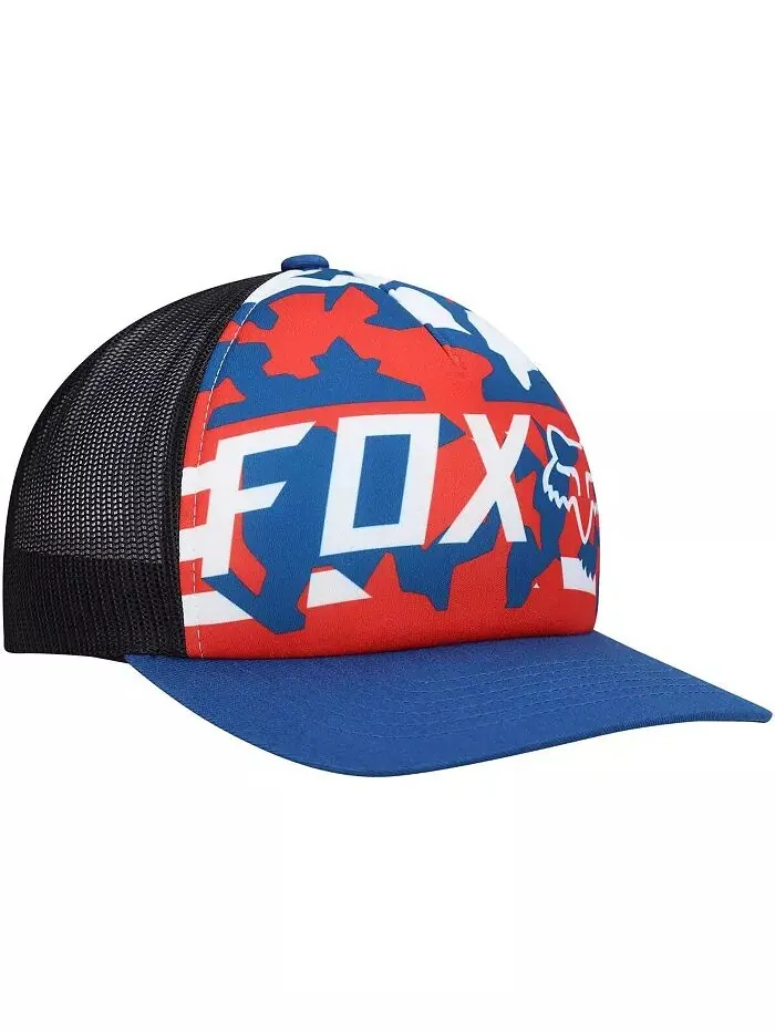 Мужская шляпа Snapback Royal, черная, красная, белая и настоящая Fox — изображение 3 из 4