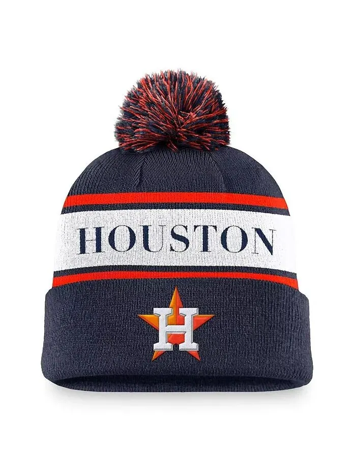 Мужская вязаная шапка Nike Houston Astros — изображение 1 из 2, темно-синий