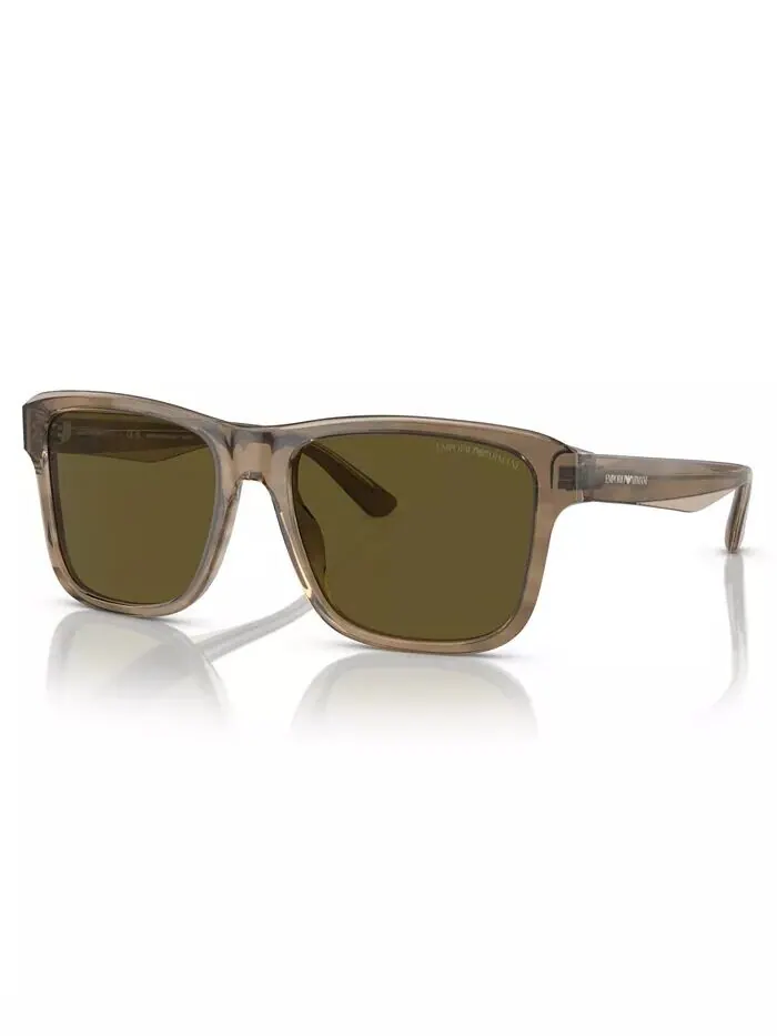 Мужские солнцезащитные очки EA4208 Emporio Armani — коричневый