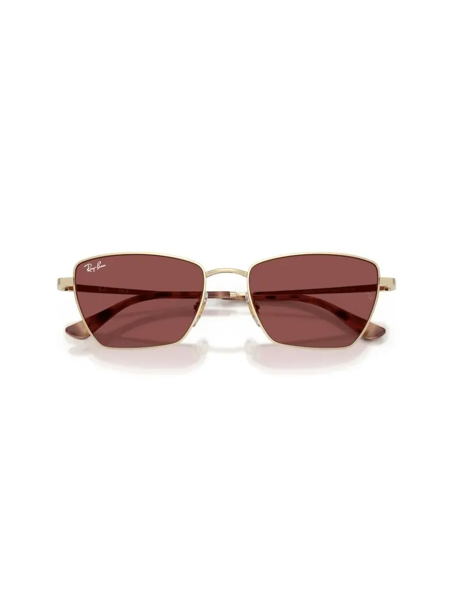 Солнцезащитные очки унисекс с геометрическим рисунком, RB3783 Ray-Ban, pale золото — изображение 6 из 7, бледный золотистый