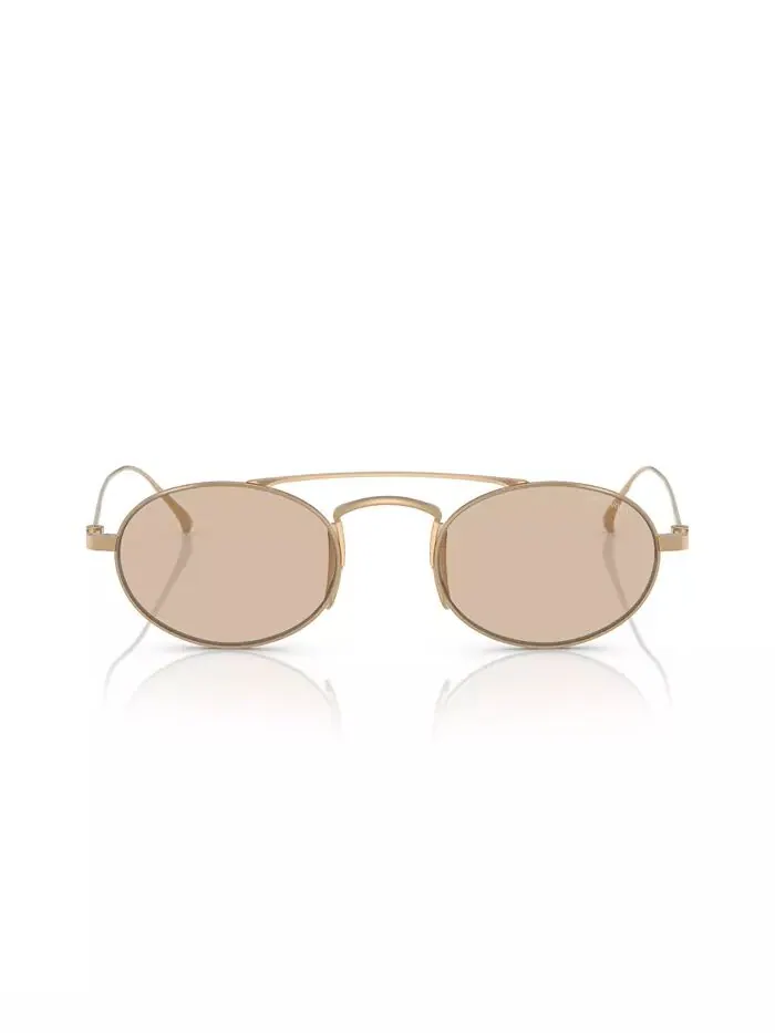 Мужские солнцезащитные очки AR6161T Giorgio Armani — изображение 7 из 10, серебряный