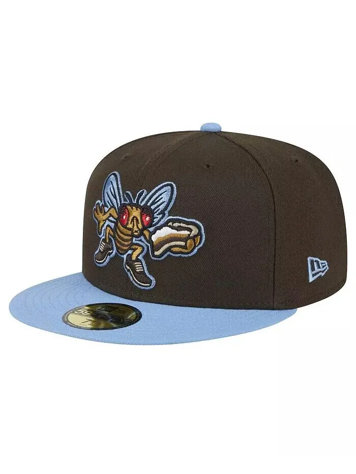 Мужская коричневая шляпа Lehigh Valley Iron Pigs Theme Night Shoofly 59FIFTY New Era