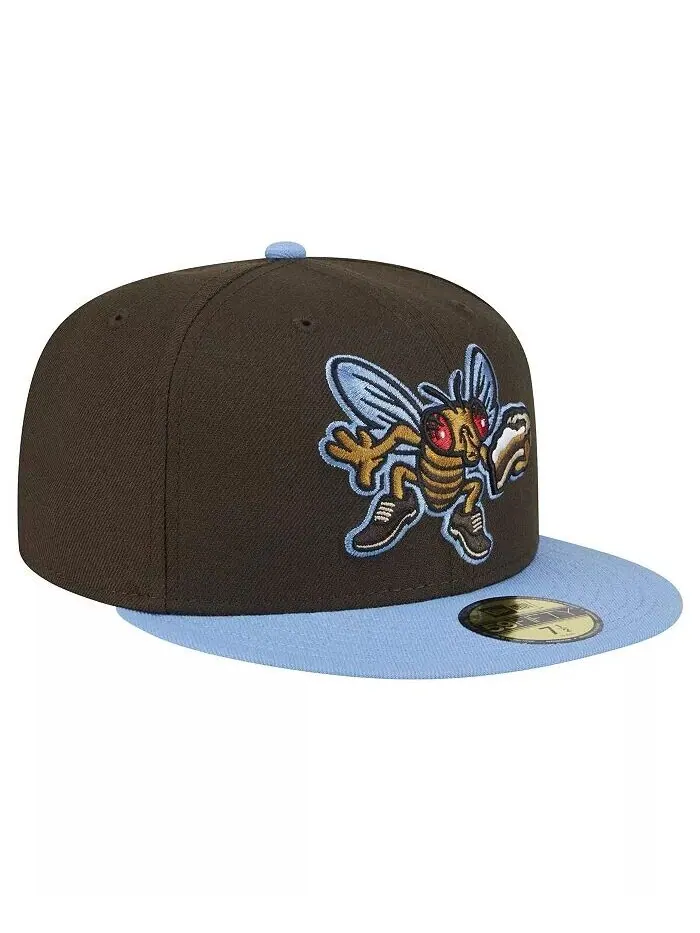 Мужская коричневая шляпа Lehigh Valley Iron Pigs Theme Night Shoofly 59FIFTY New Era — изображение 4 из 4, коричневый