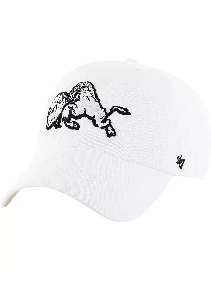 Мужская белая рваная регулируемая шляпа Colorado Buffaloes в винтажном стиле '47 Brand — изображение 1 из 2, белый