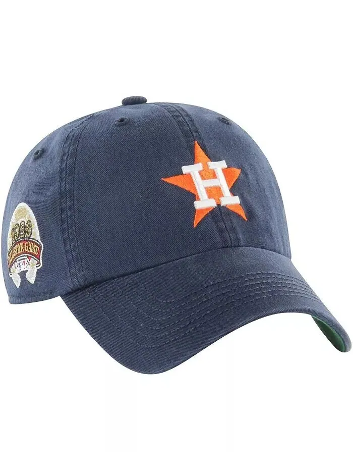 Мужская темно-синяя классическая приталенная шляпа Houston Astros Sure Shot Franchise '47 Brand — изображение 1 из 3