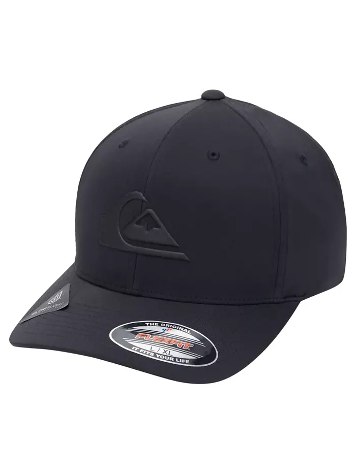 Мужская кепка Quiksilver Amped Up Flexfit — изображение 2 из 4, черный