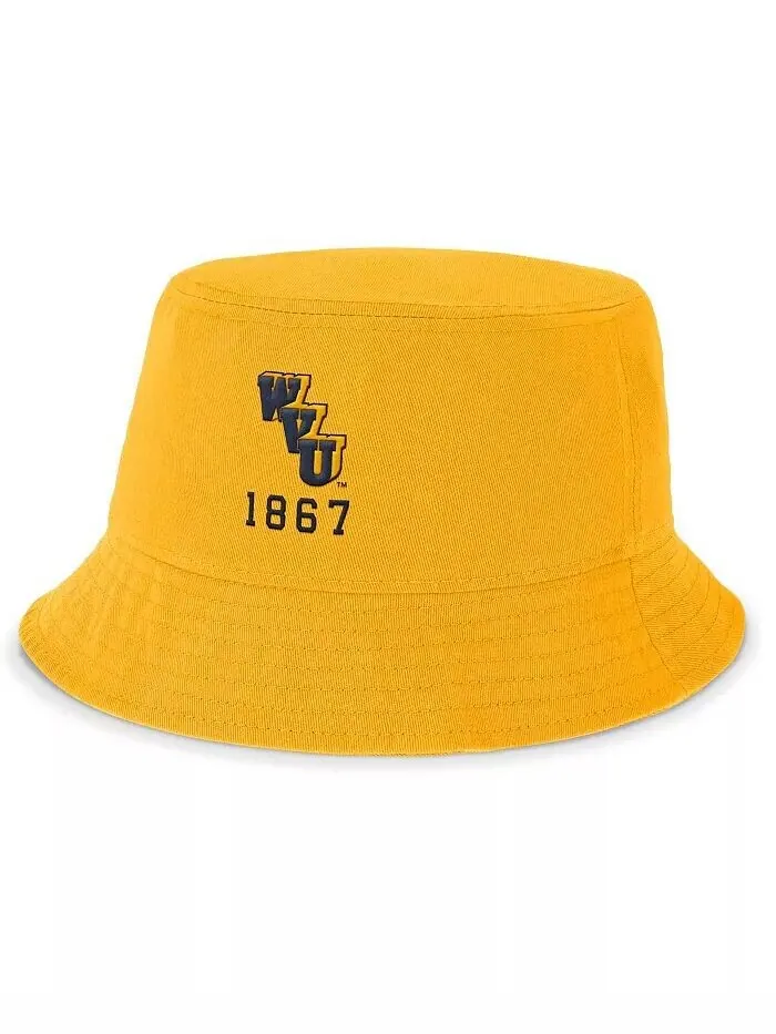 Мужская золотистая панама West Virginia Mountaineers Legacy Apex Nike — изображение 1 из 2, золото