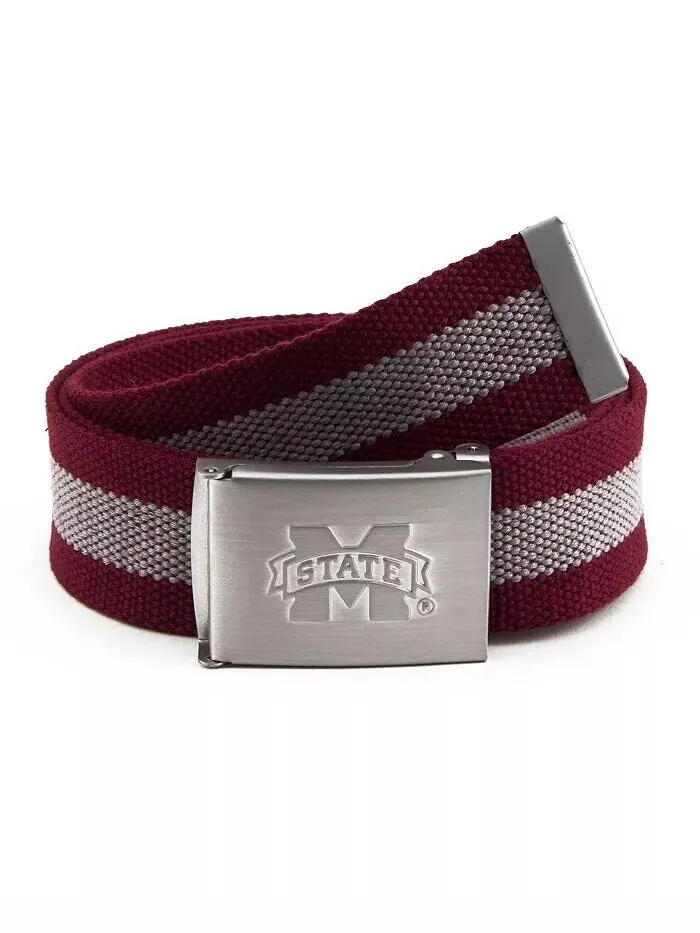 Мужской тканевый ремень Mississippi State Bulldogs Eagles Wings — изображение 1 из 1, мульти