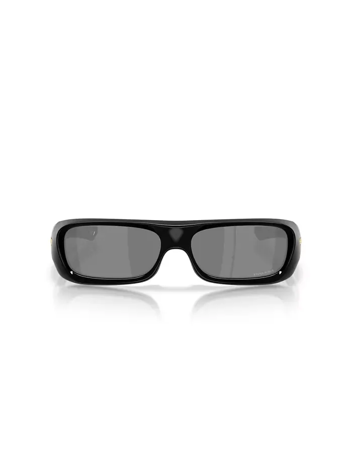 Унисекс прямоугольные солнцезащитные очки, Permian OO9520 Oakley — изображение 2 из 8, черный