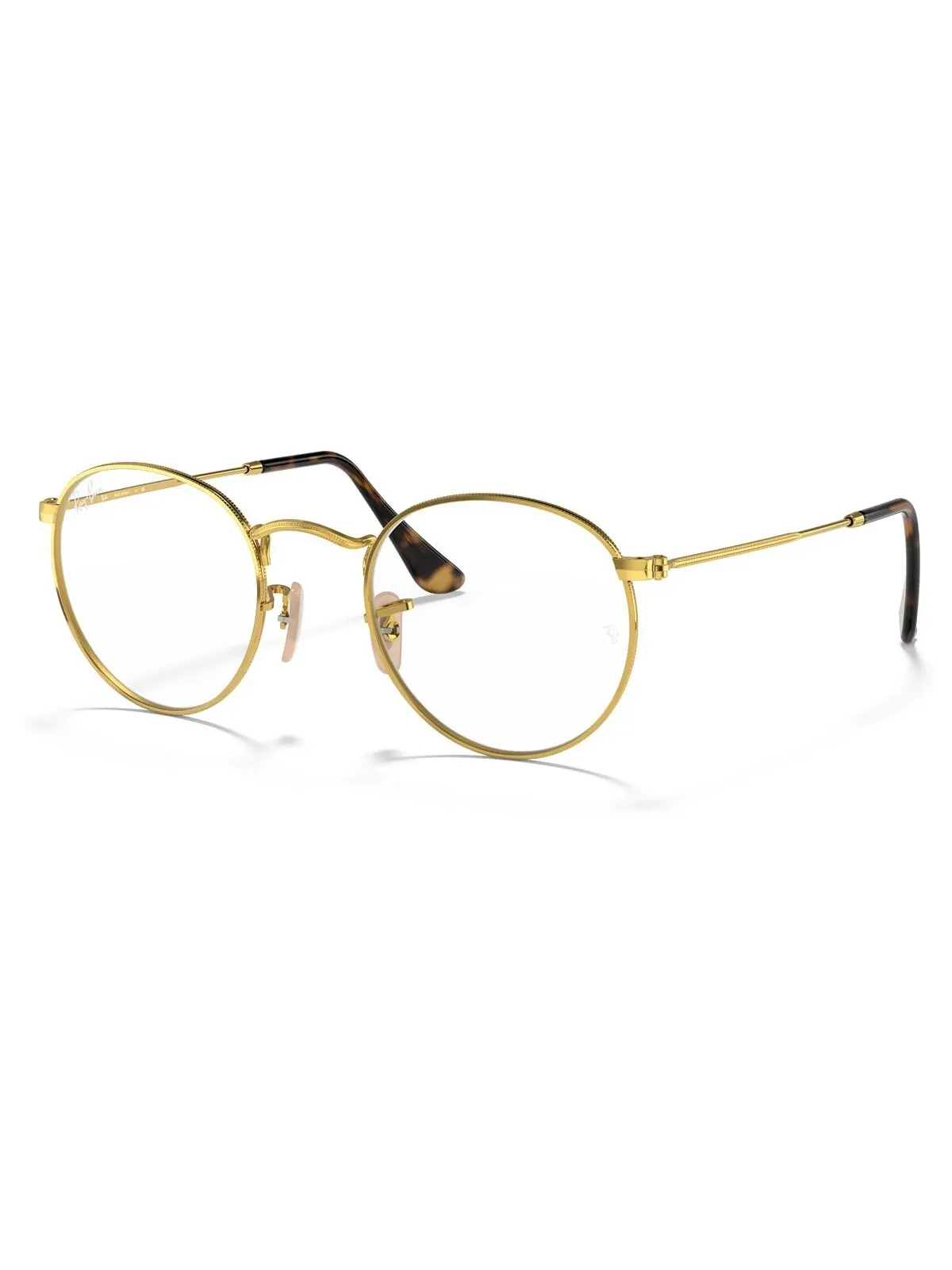 RX3447V Круглые мужские очки с металлической оптикой Ray-Ban