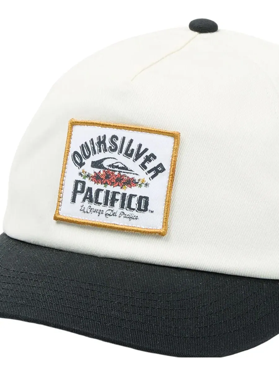 Кепка-тракер Pacifico Signage Lockup 5-Pane Quiksilver — изображение 3 из 4, белый