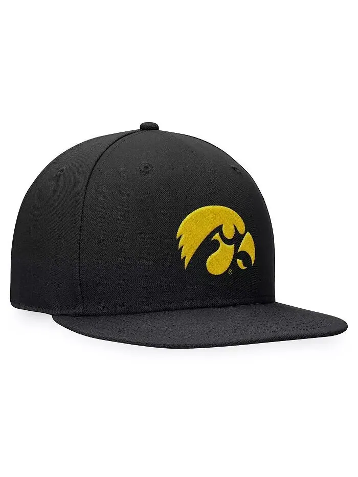 Мужская черная приталенная шляпа Iowa Hawkeyes Top Of The World — изображение 2 из 4, черный