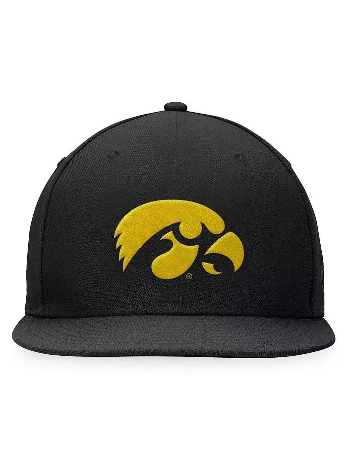 Мужская черная приталенная шляпа Iowa Hawkeyes Top Of The World — изображение 3 из 4, черный