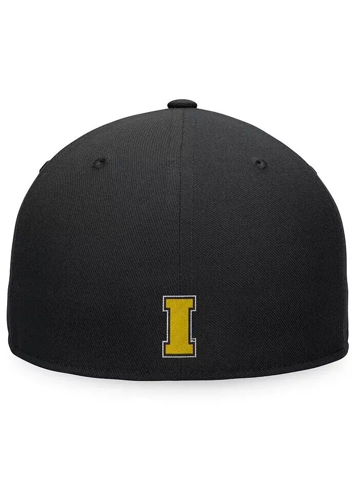 Мужская черная приталенная шляпа Iowa Hawkeyes Top Of The World — изображение 4 из 4, черный