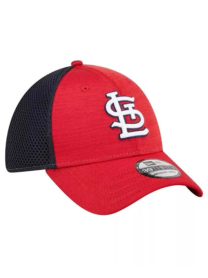 Мужская красная кепка St. Louis Cardinals Neo 39THIRTY Flex New Era — изображение 4 из 4, красный