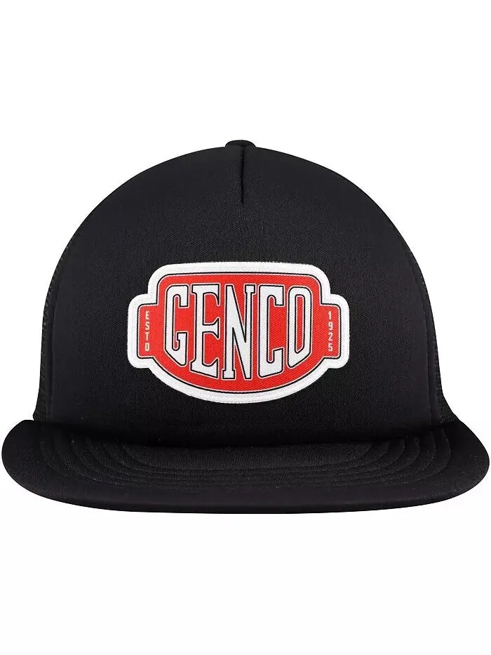 Мужская и женская черная кепка The Godfather Genco Pura Co Trucker Snapback Contenders Clothing — изображение 2 из 4, черный