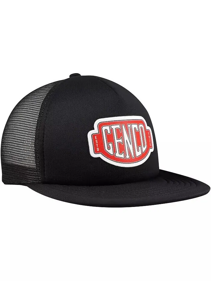 Мужская и женская черная кепка The Godfather Genco Pura Co Trucker Snapback Contenders Clothing — изображение 3 из 4, черный