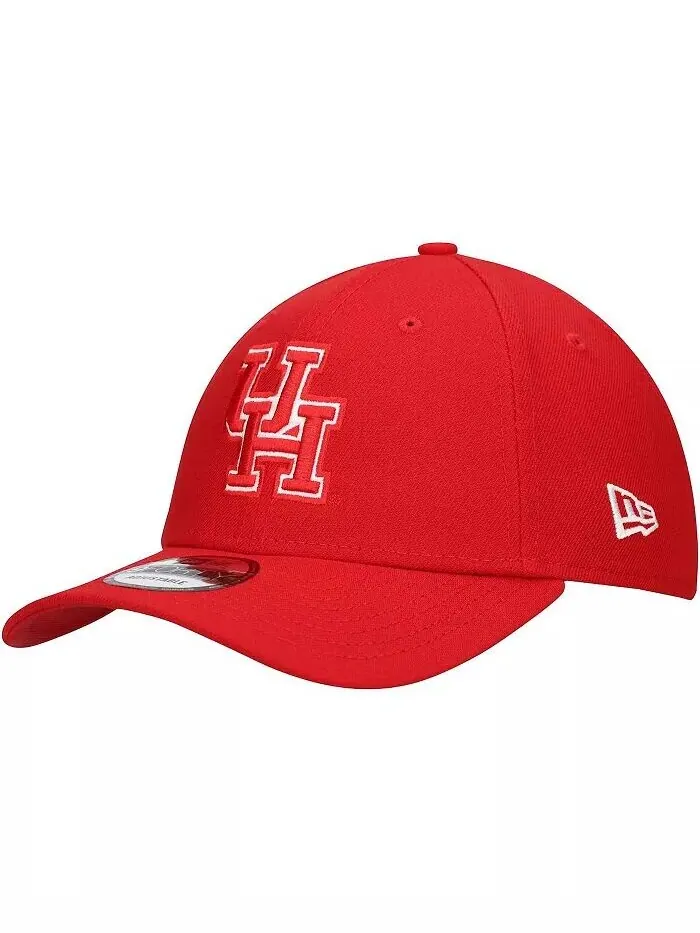 Мужская регулируемая шапка Red Houston Cougars Team 9FORTY New Era — изображение 1 из 4, красный