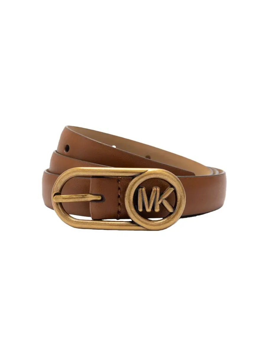Ремень с выпуклой пряжкой Michael Kors — изображение 1 из 5, золотистый