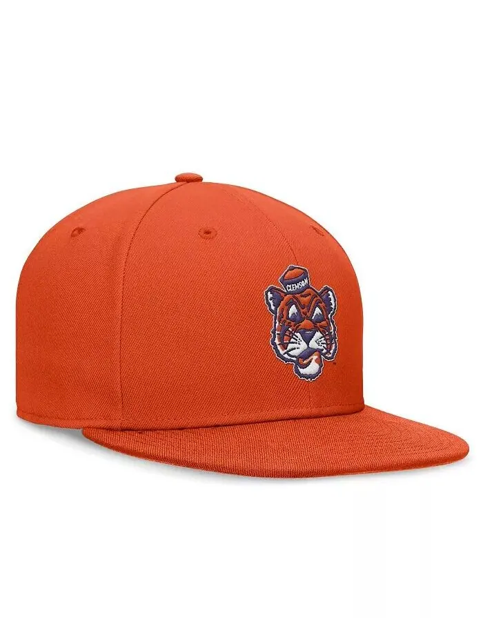 Мужская оранжевая приталенная шляпа Clemson Tigers Legacy True Fit Nike — изображение 2 из 4, оранжевый