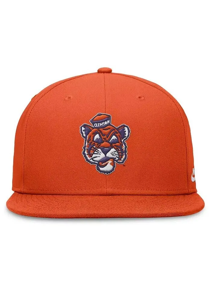 Мужская оранжевая приталенная шляпа Clemson Tigers Legacy True Fit Nike — изображение 3 из 4, оранжевый