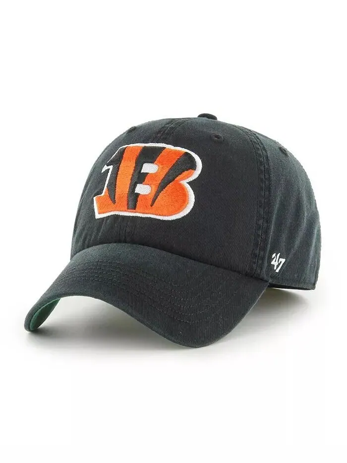 Черная мужская приталенная шляпа Cincinnati Bengals Sure Shot Franchise '47 Brand — изображение 2 из 4, черный