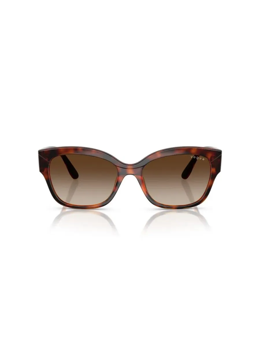 Женские солнцезащитные очки «Бабочка», VO5638SU Vogue Eyewear, темно-havana — изображение 2 из 7, коричневый