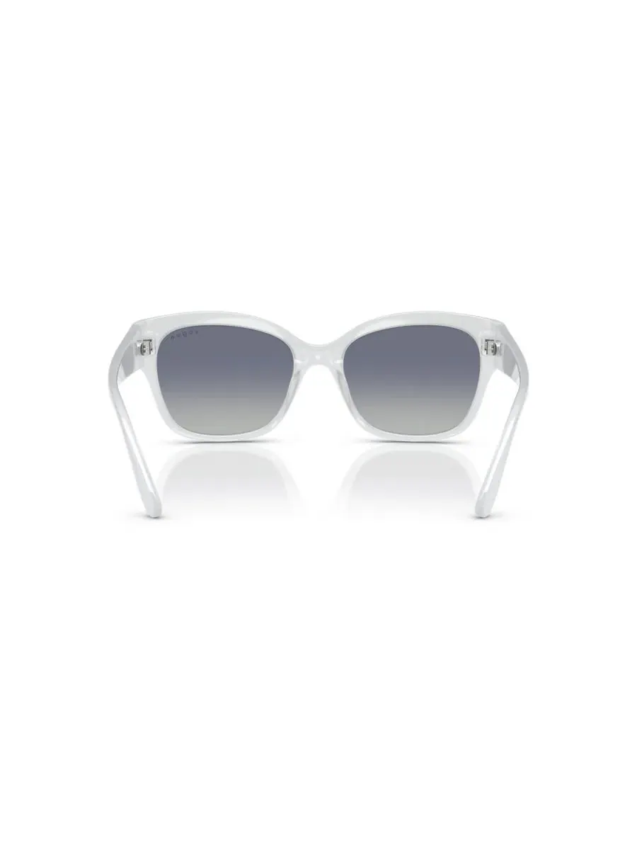 Женские солнцезащитные очки «Бабочка», VO5638SU Vogue Eyewear, top белый, opal milk — изображение 5 из 7