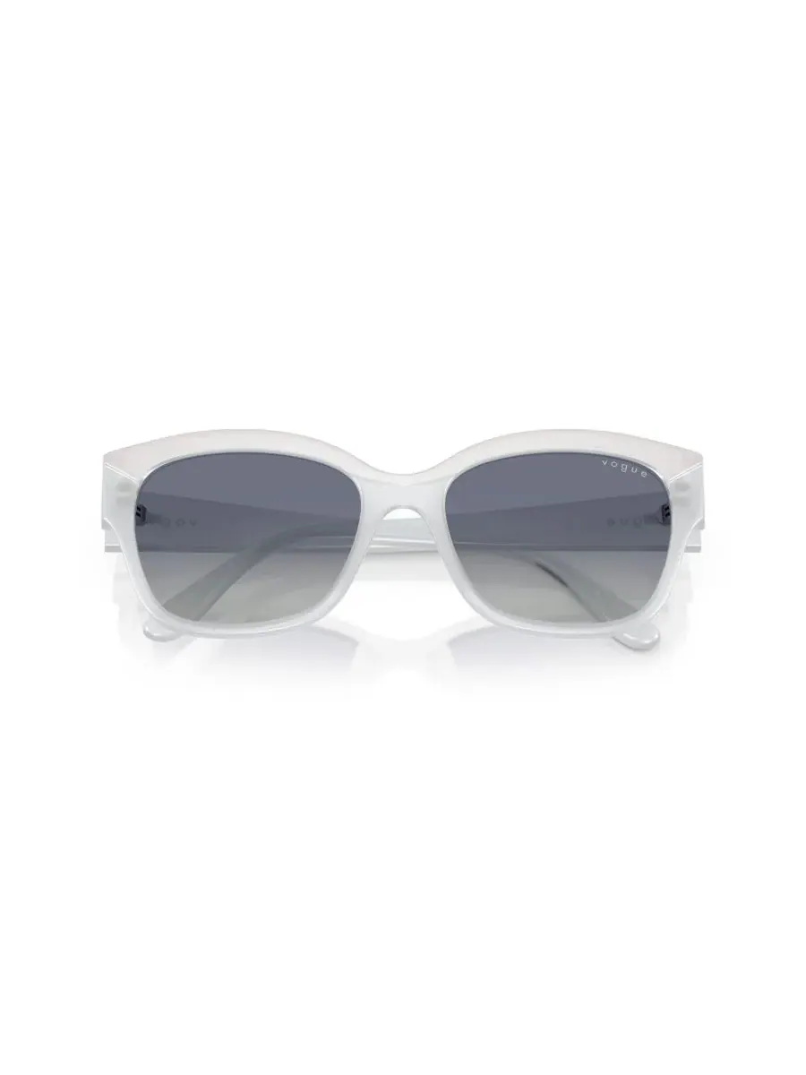 Женские солнцезащитные очки «Бабочка», VO5638SU Vogue Eyewear, top белый, opal milk — изображение 6 из 7