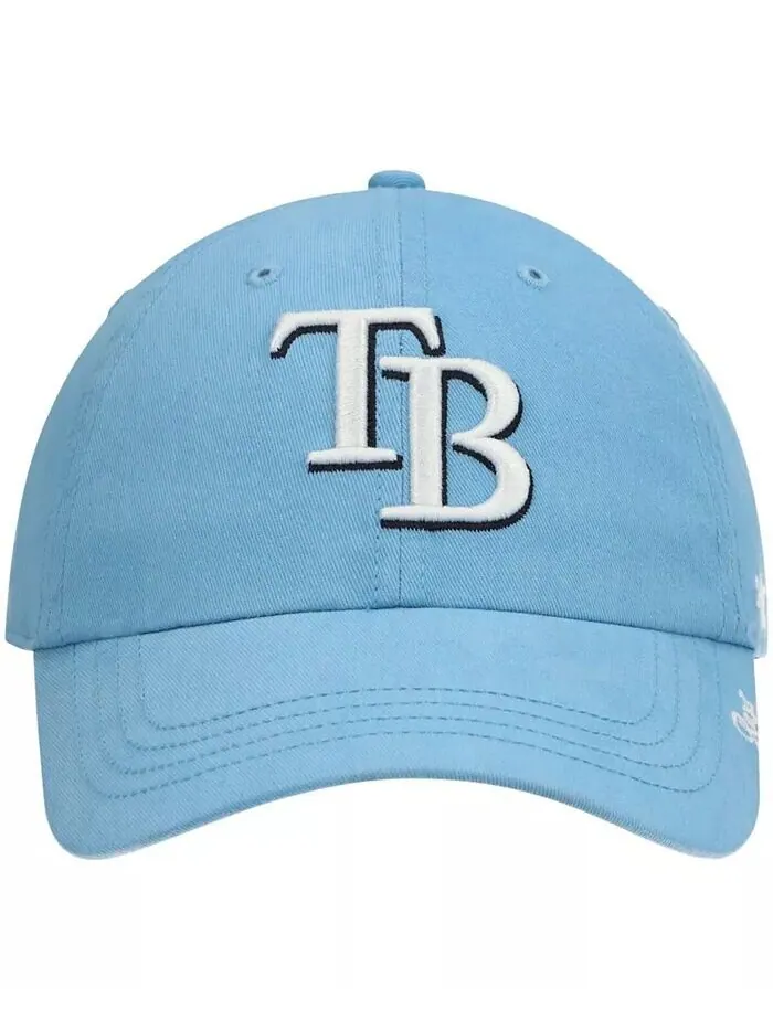 Женская светло-голубая шапка Tampa Bay Rays Team Miata Clean Up Adjustable '47 Brand — изображение 2 из 4