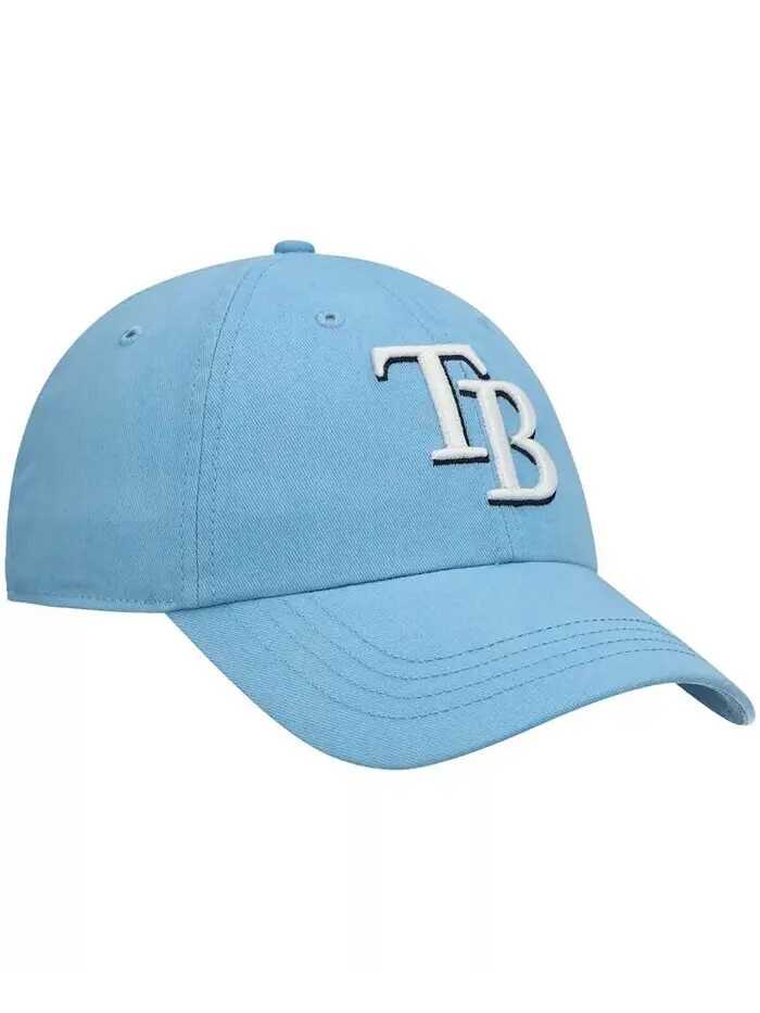 Женская светло-голубая шапка Tampa Bay Rays Team Miata Clean Up Adjustable '47 Brand — изображение 3 из 4